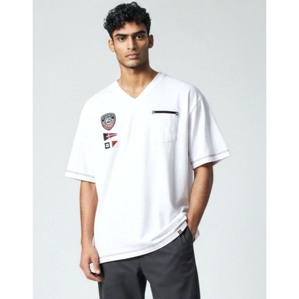 VTG Coogi Polo Shirt Mens XLGoogi Chest and Sleeve Patches Hip Hop Preppy Y2K